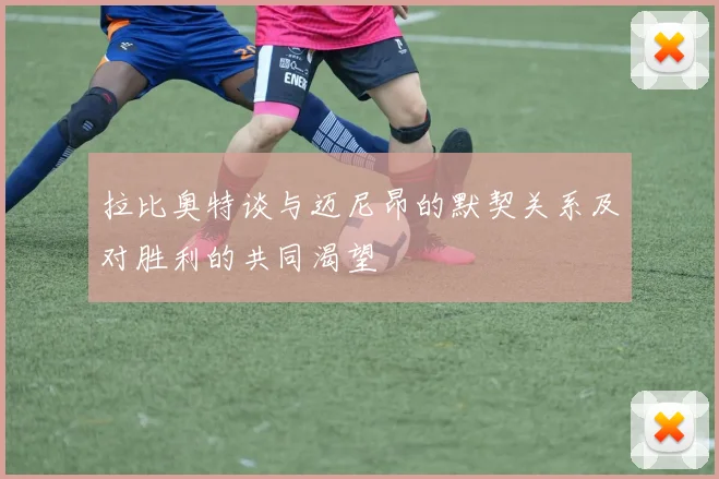 拉比奥特谈与迈尼昂的默契关系及对胜利的共同渴望